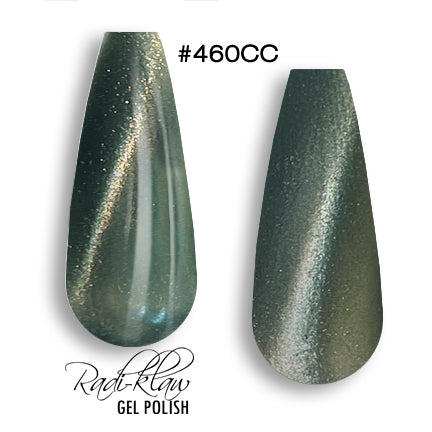 Phat Kat Gel Polish Crystal Cat Eye #460CC 10ml cat eye gel polish swatches