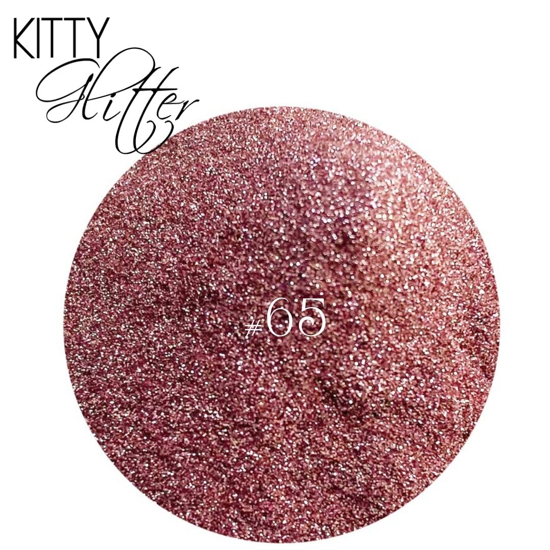 Phat Kat Kitty Glitter Blush #065 5G loose nail glitter color swatch