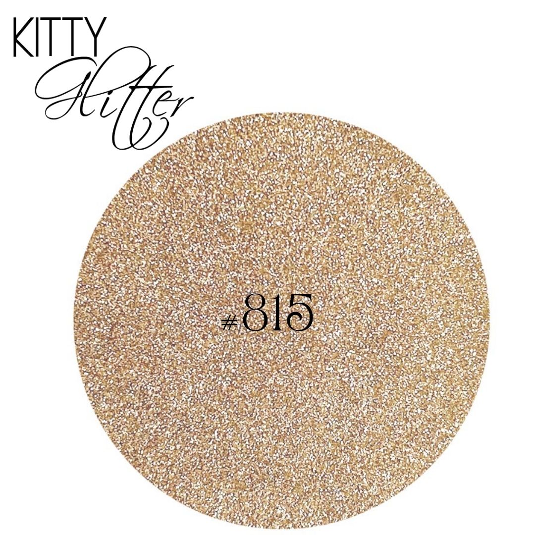 Phat Kat Kitty Glitter Iridescent Gold #815 5G loose nail glitter color swatch