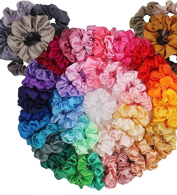 Nove Satin Scrunchie Assorted Colors 1pc hair scrunchies