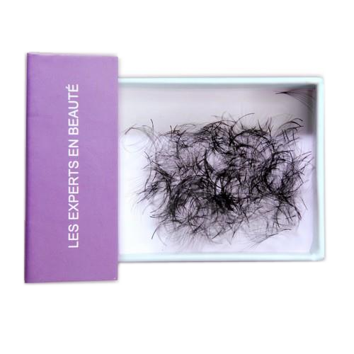 Roselisa C-Curl Loose Promade 10D 10mm Lash Extensions loose fan lash tray close up