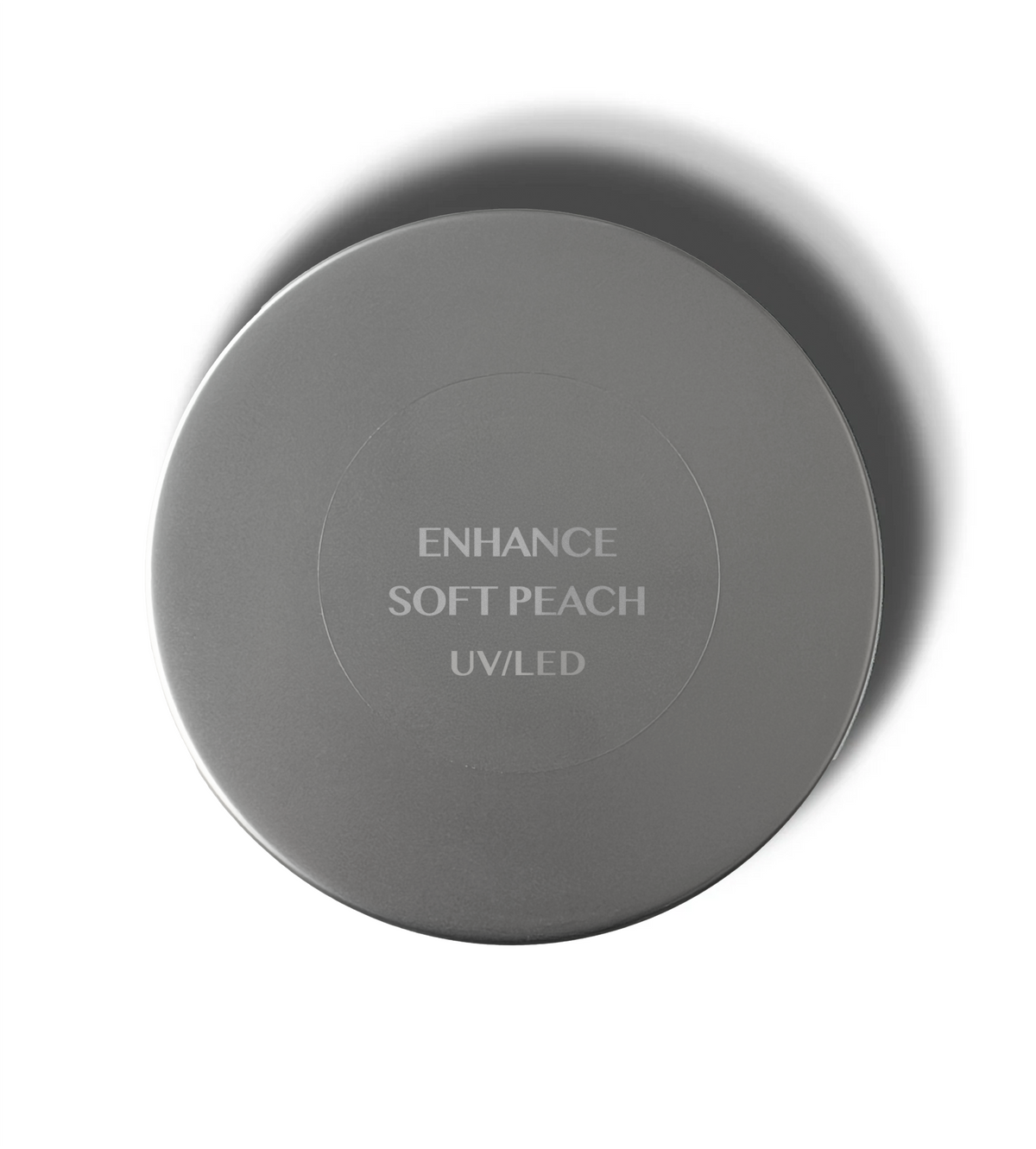 Enhance Soft Peach labeled jar lid
