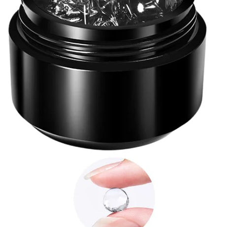 Coconoir Beauty 3D Clear Molding Gel 15ml nail polish bottle and colour swatch