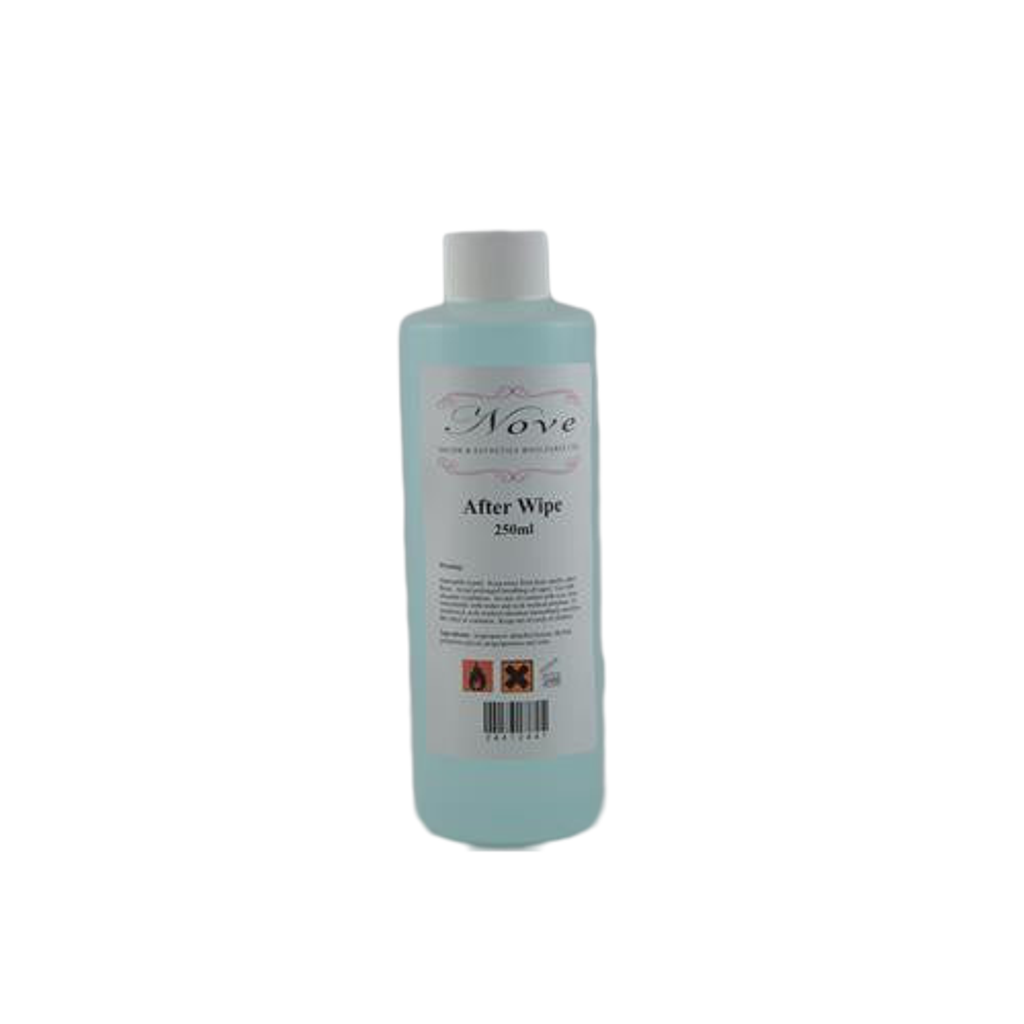 Nove After Wipe 250ml salon prep liquid bottle