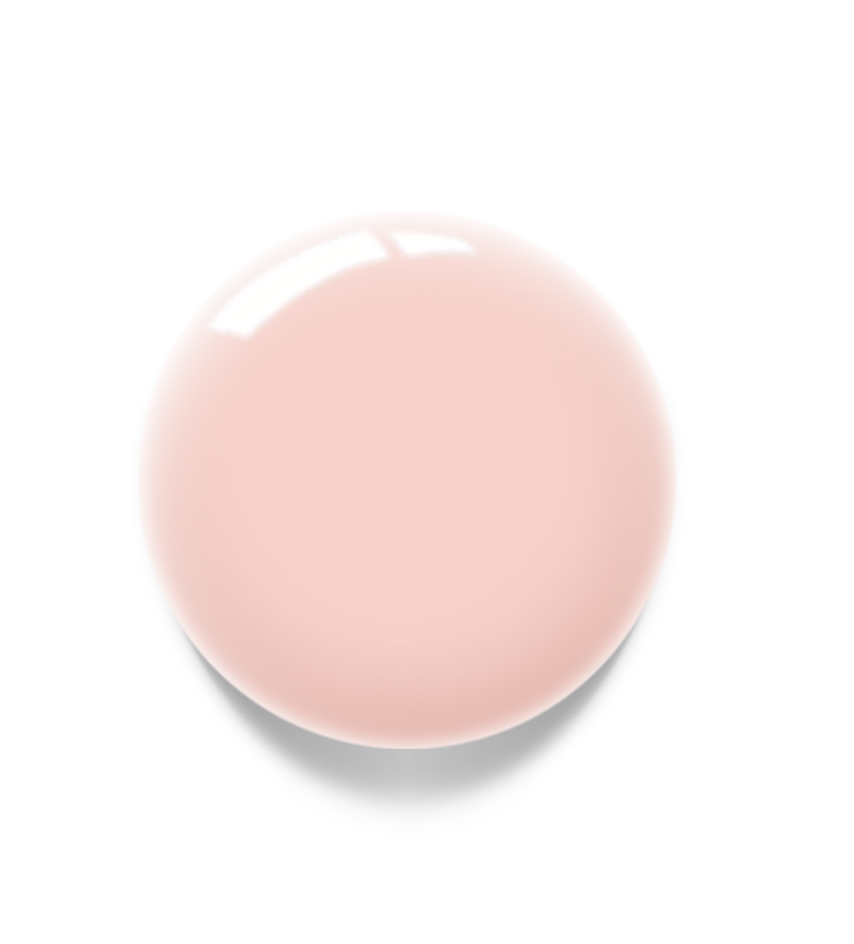 Akzentz Luxio Timid large round gel color swatch