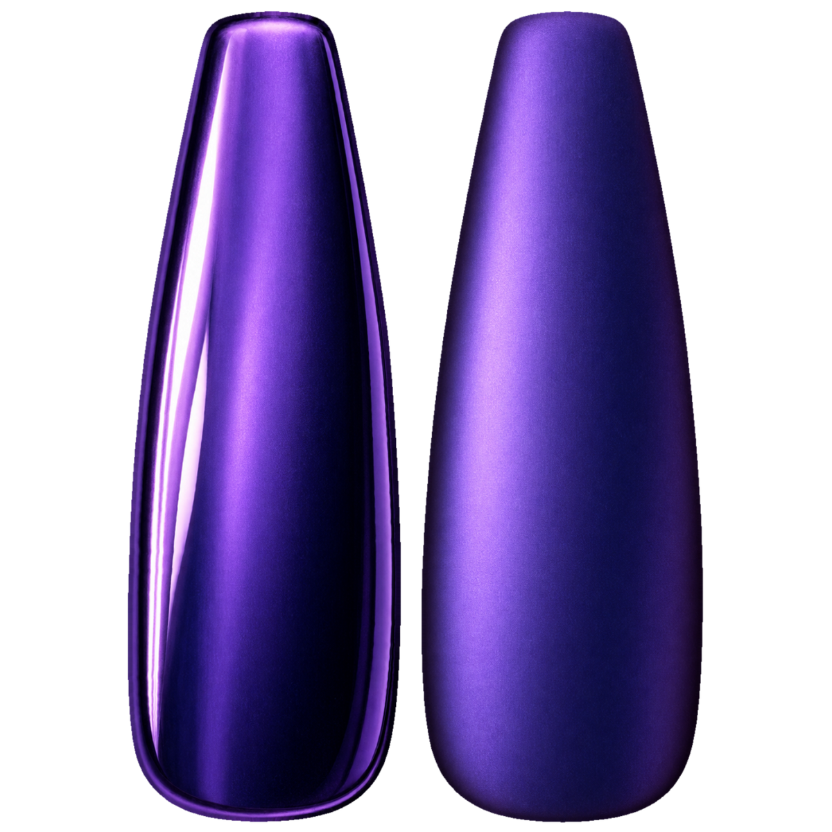 BEMI CPCPUR04 Shade Detail, glossy and matte swatches.