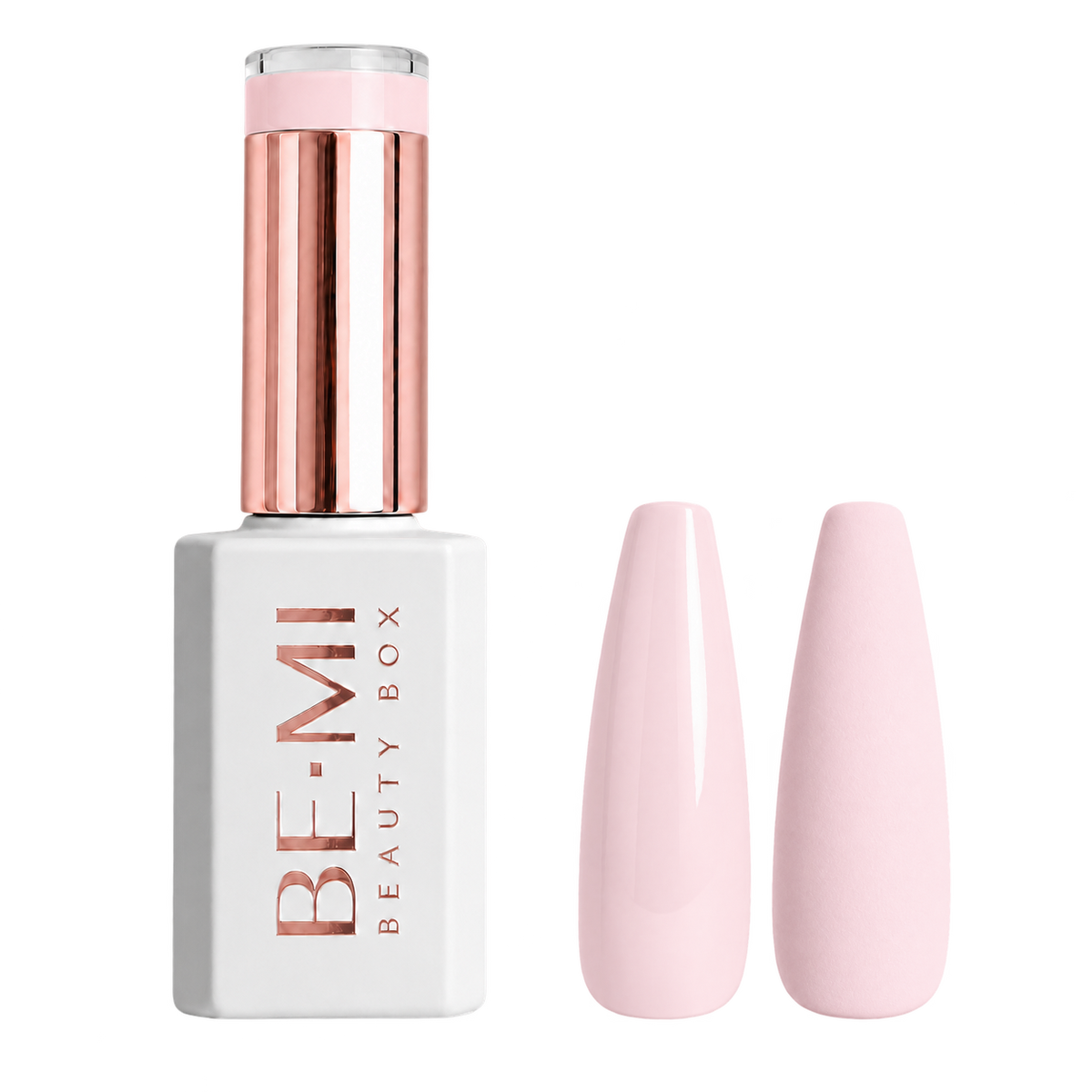 BEMI Creami Ballet O25 pale peach blush gel polish bottle.