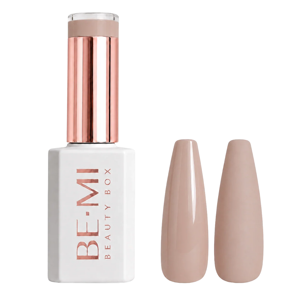 BEMI Creami Barely SN05 sheer beige nude gel polish bottle.