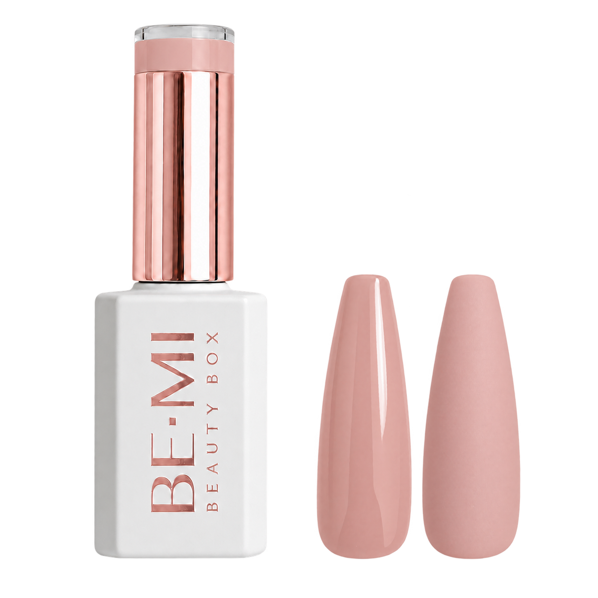 BEMI Creami Nectar SN04 sheer nude pink gel polish bottle.
