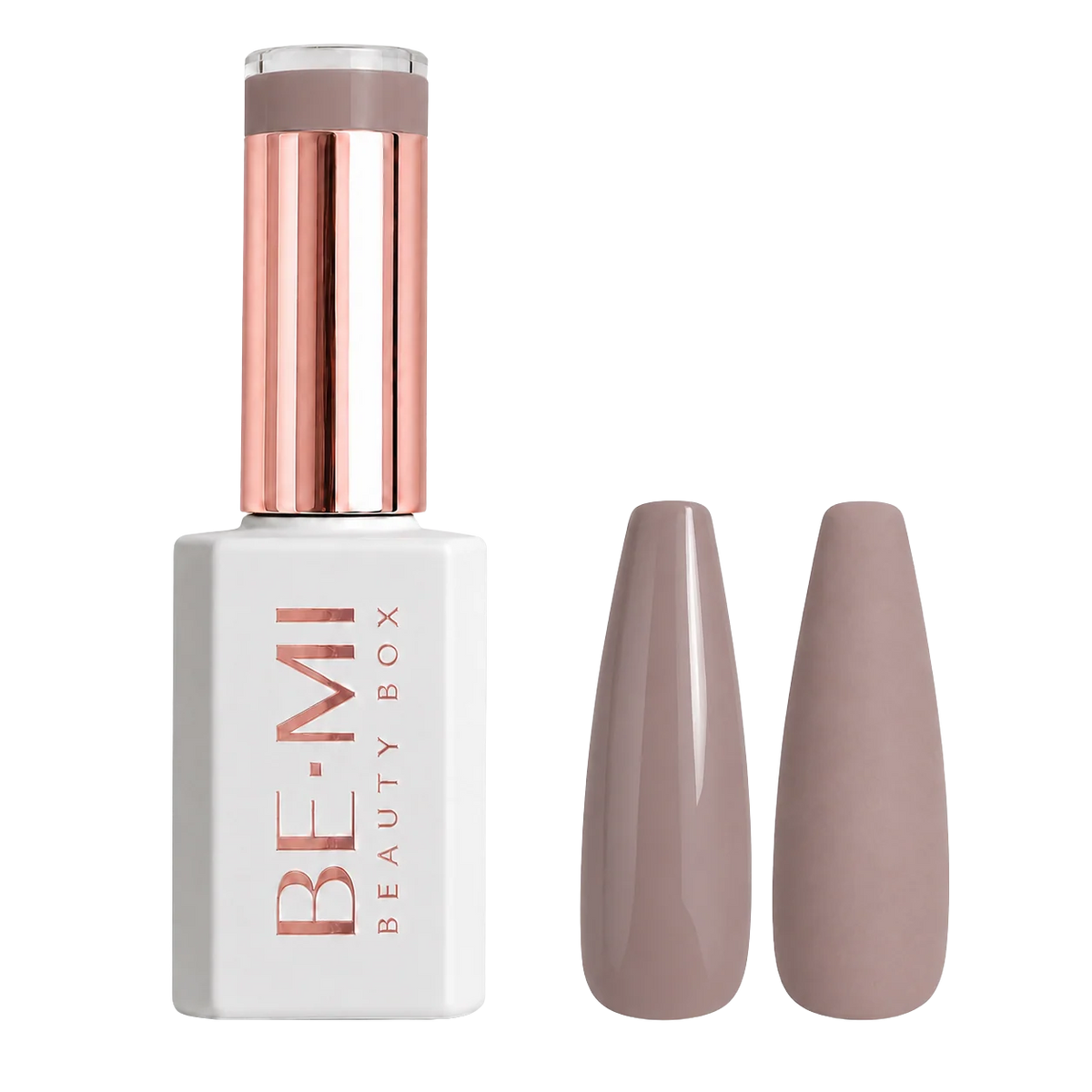 BEMI Creami Suede N05 soft rose taupe gel polish bottle.