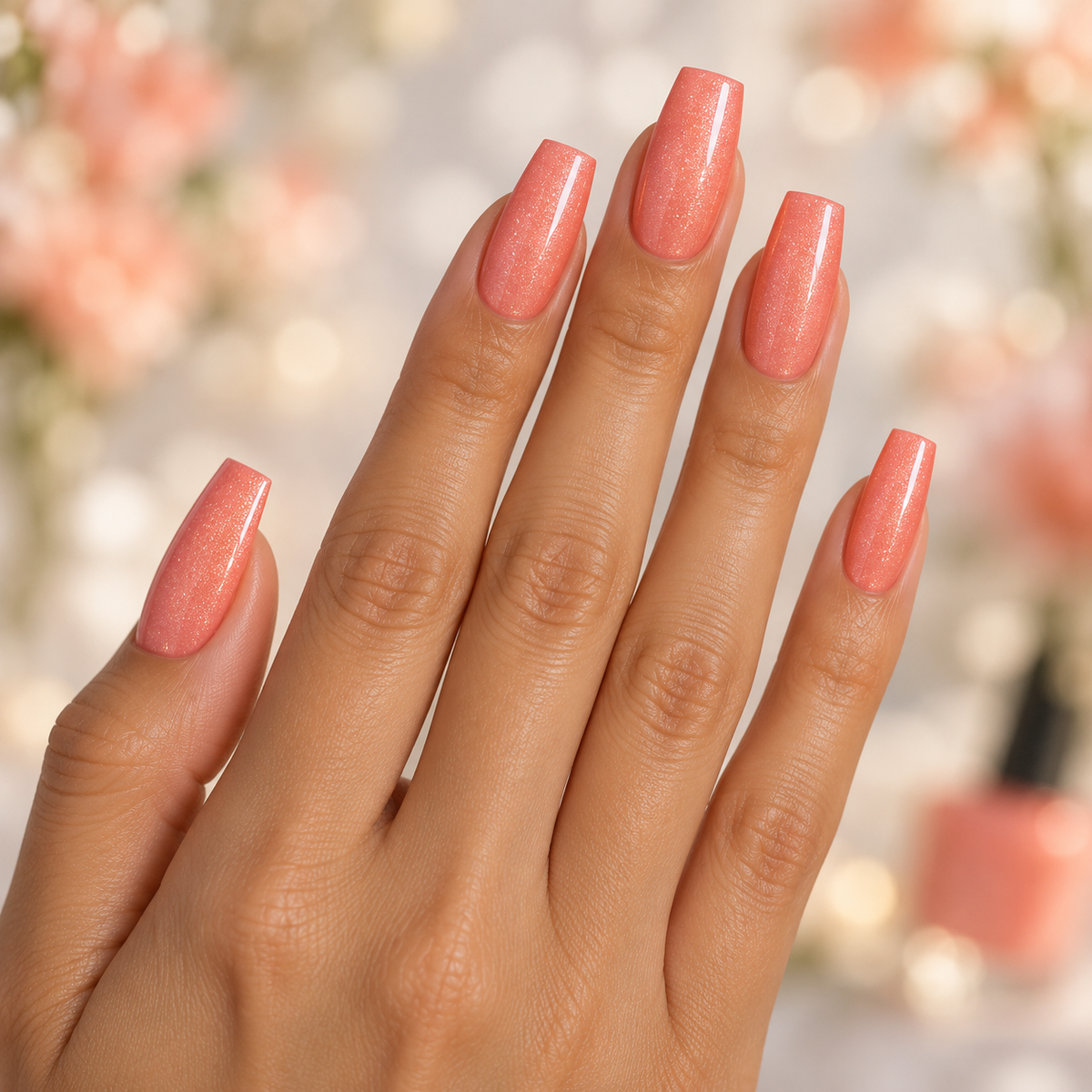 BEMI Creami Sundaze O26 nails in a color photo.