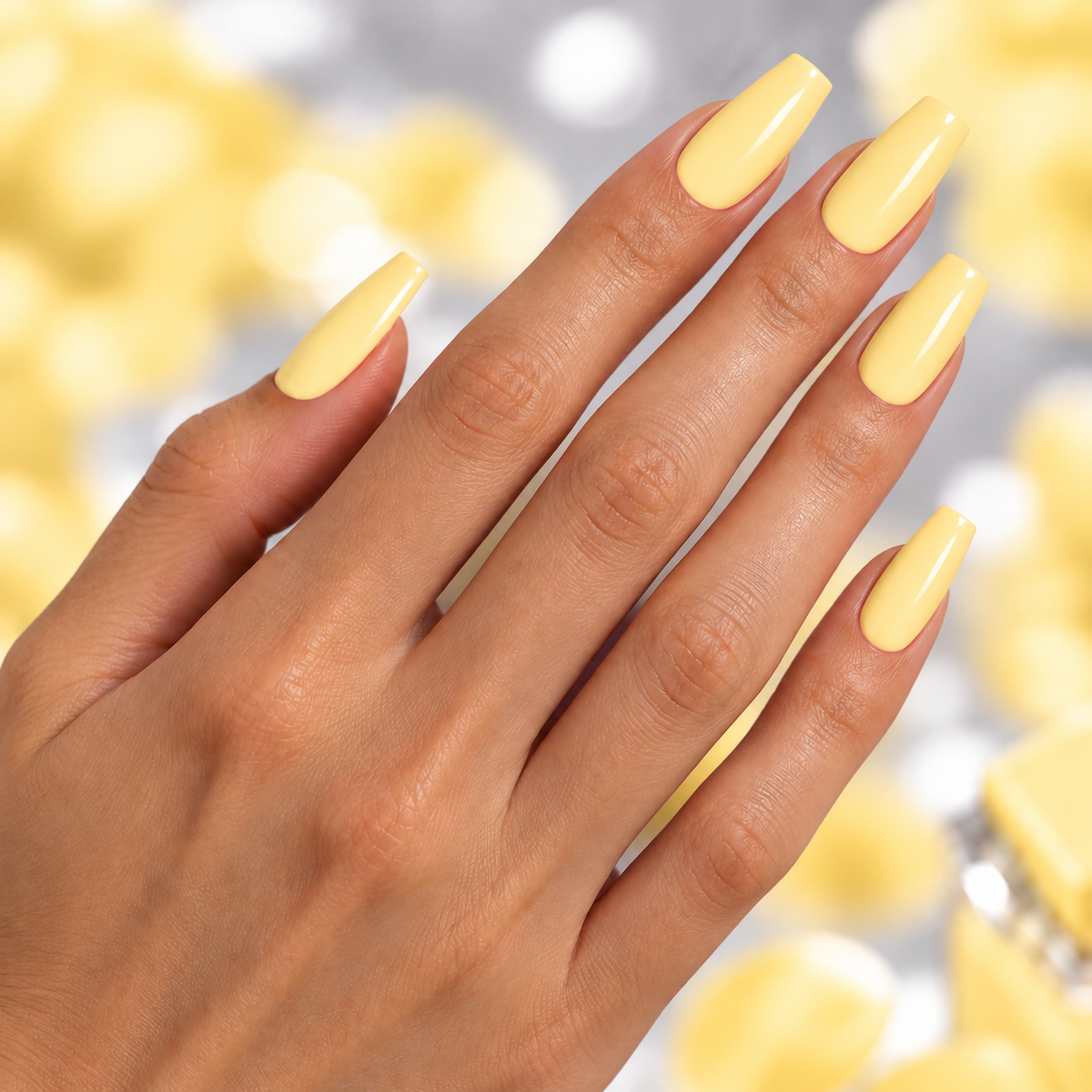 BEMI Creami Whip Happens SS02 nails in a color photo.