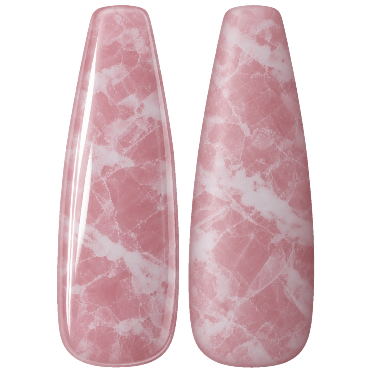 BEMI QTROSE04 Shade Detail, glossy and matte swatches.