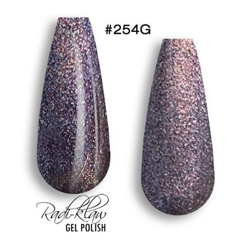 Phat Kat Gel Polish Rainbow Glitter #254G 10ml glitter gel polish swatches