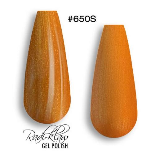 Phat Kat Gel Polish Orange Shimmer #650S 10ml shimmer gel polish swatches