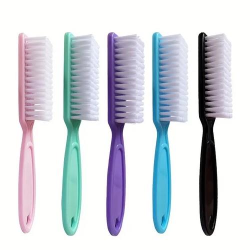Nove Nail Scrub Brush 1pc Green nail scrub brush