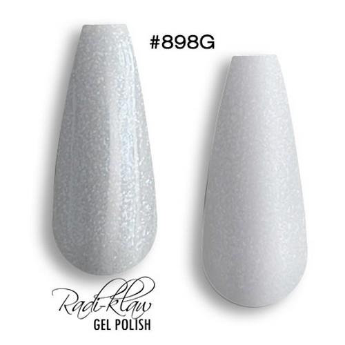 Phat Kat Gel Polish White Glitter Winter 2023 #898G 10ml glitter gel polish swatches