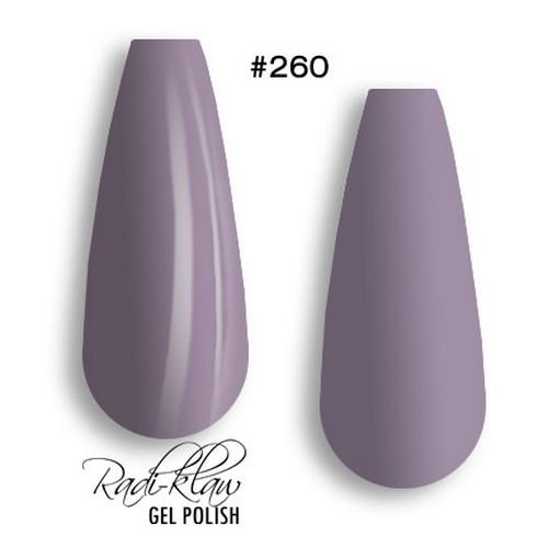 Phat Kat Gel Polish Smoky Lilac #260 10ml gel polish color swatches