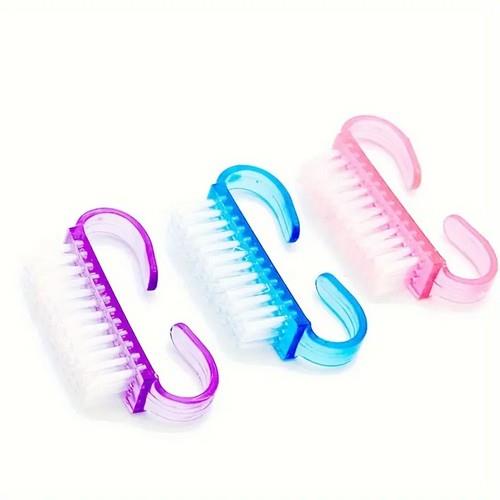 Nove Mini Nail Scrub Brush 1pc Assorted Colors nail scrub brush