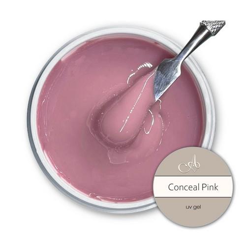 Amore Ultima Conceal Pink Gel 30ml professional gel nail product jar