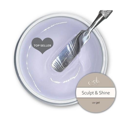 Amore Ultima Sculpt & Shine 8ml professional gel nail product jar