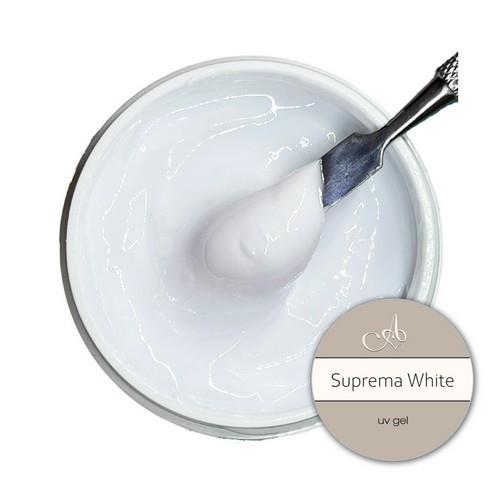 Amore Ultima Suprema White 15ml professional gel nail product jar