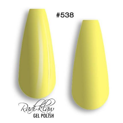Phat Kat Gel Polish Bright Medium Yellow #538 10ml gel polish color swatches