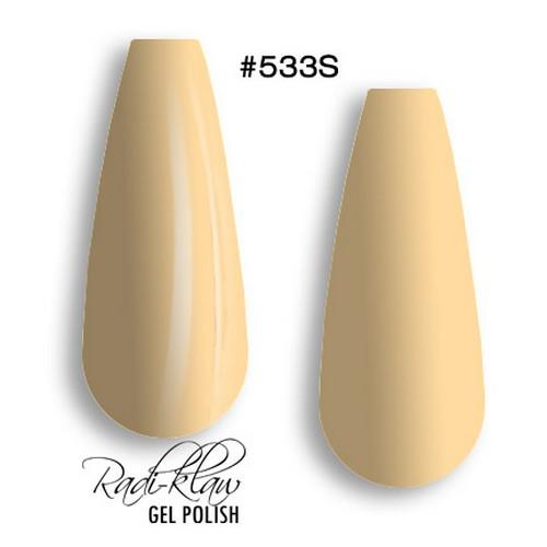 Phat Kat Gel Polish Yellow #533S 10ml gel polish color swatches