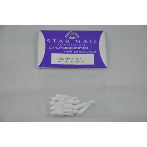 Star Nail Pen Tip Refills 10 Pack nail polish corrector refills