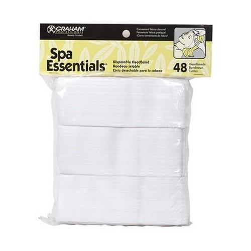 GB Adjustable Headband 48pk adjustable spa headbands pack
