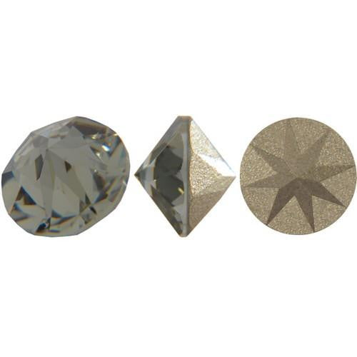 Nove Swarovski Crystals Black Chaton SS24 20 pack chaton Swarovski nail crystals