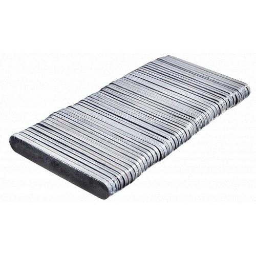 Silkline Black Shorty File Unwrapped 50 Pack nail file