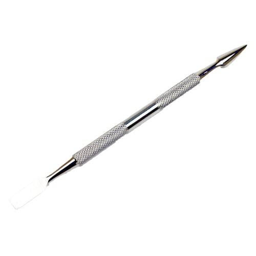 Akzentz stainless steel flat arrow head cuticle pusher