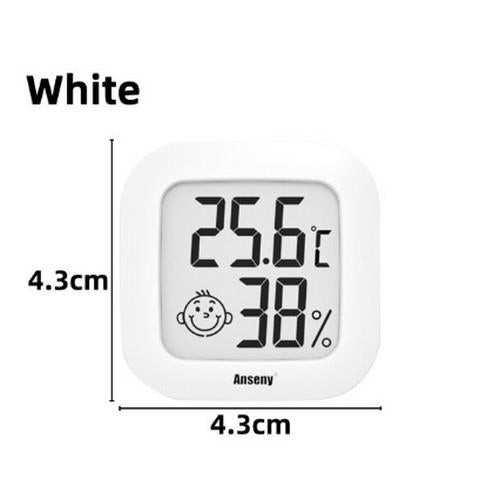 Nove Mini Hygrometer White mini hygrometer display