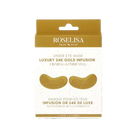 Roselisa Luxury 24K Gold Firming & Purifying Eye Patches 3 Pair packaging with mask product