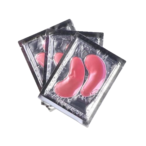 Roselisa Egyptian Rose Wrinkle Care Eye Patches 3 Pair eye patch sachets close up