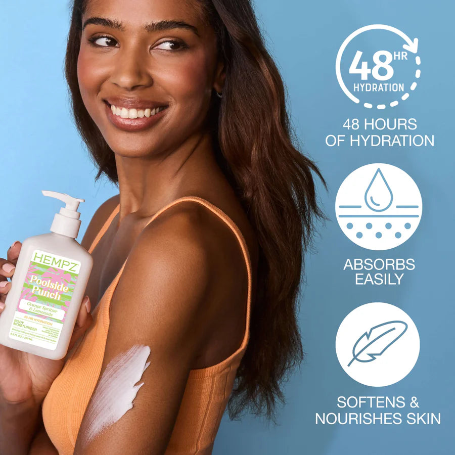 Hempz Poolside Punch 8.5oz lotion lifestyle or detail image