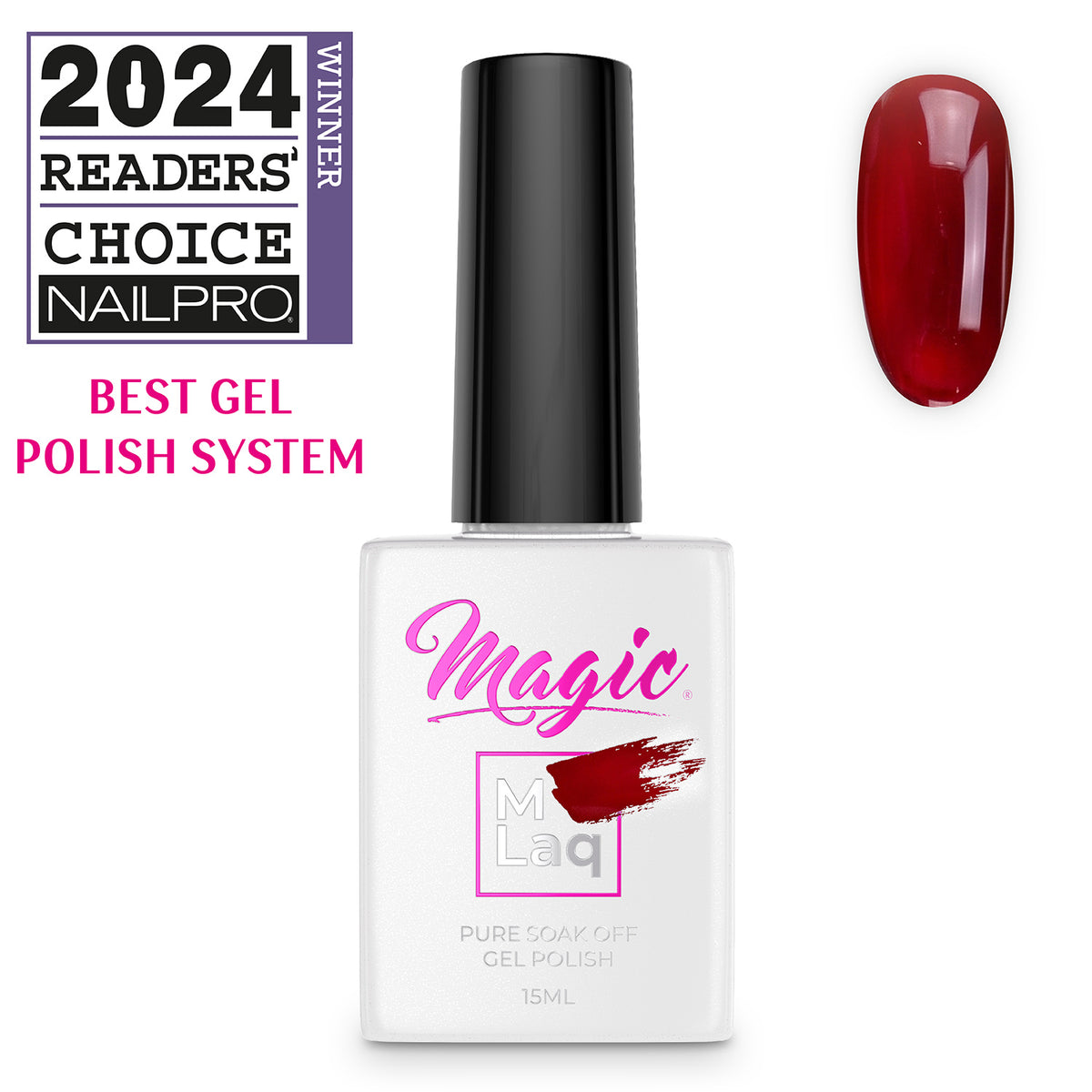 Magic MLaq MLaq Jelly Brown gel polish, 15 ml