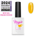 Magic MLaq Jelly Yellow #452 gel polish, 15 ml