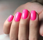 Akzentz Luxio Bombshell gel polish shown on manicured nails