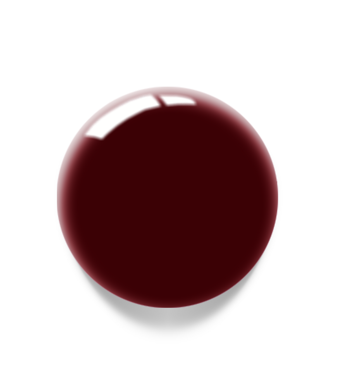 Akzentz Luxio Bordeaux large round gel color swatch