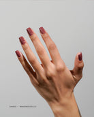 Akzentz Luxio Mademoiselle gel polish shown on manicured nails