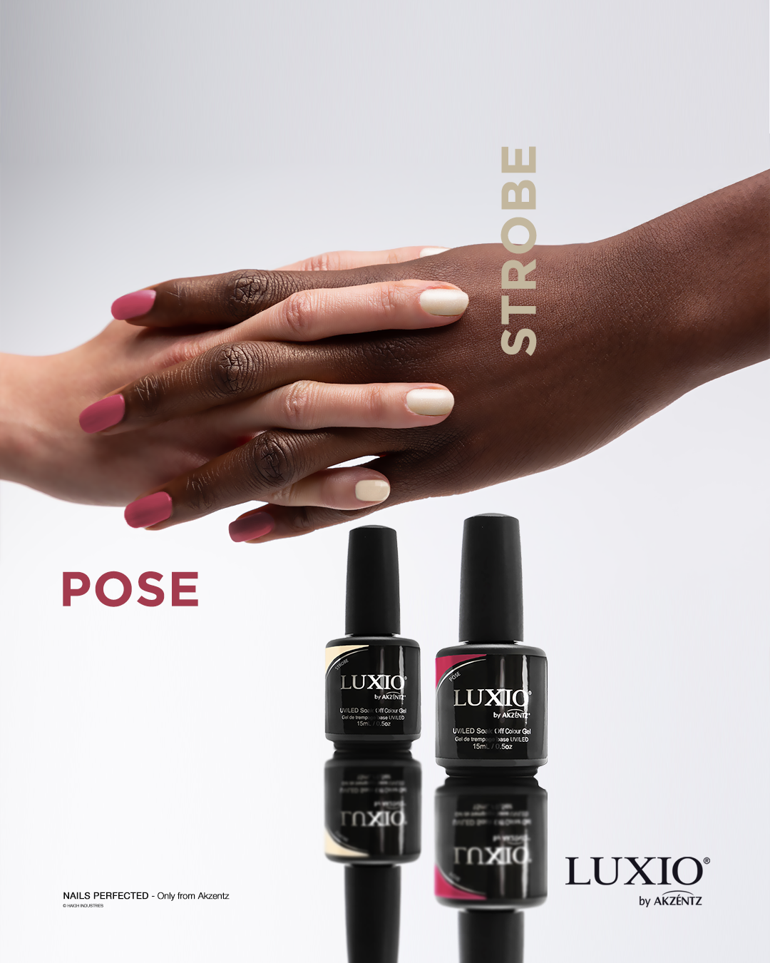 Akzentz Luxio Strobe gel color and finish