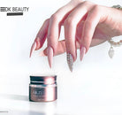 Pink Chintz light blush gel manicure