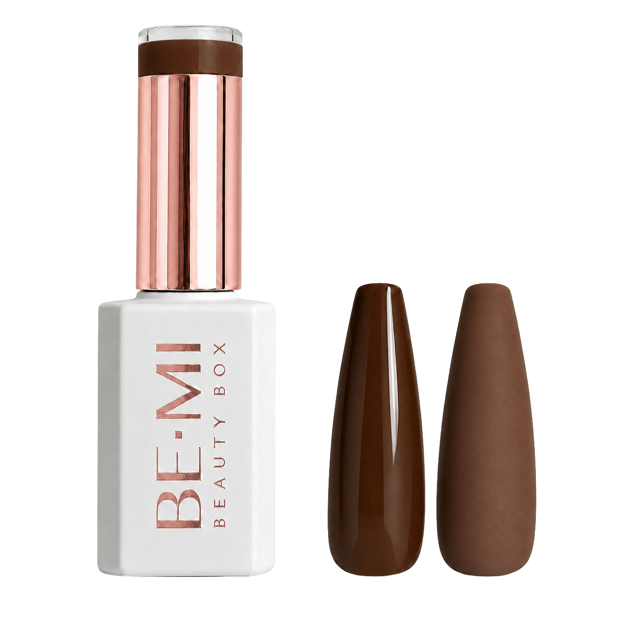 BEMI Beauty Box Creami Beloved F12 - 15ml gel polish bottle and colour swatches