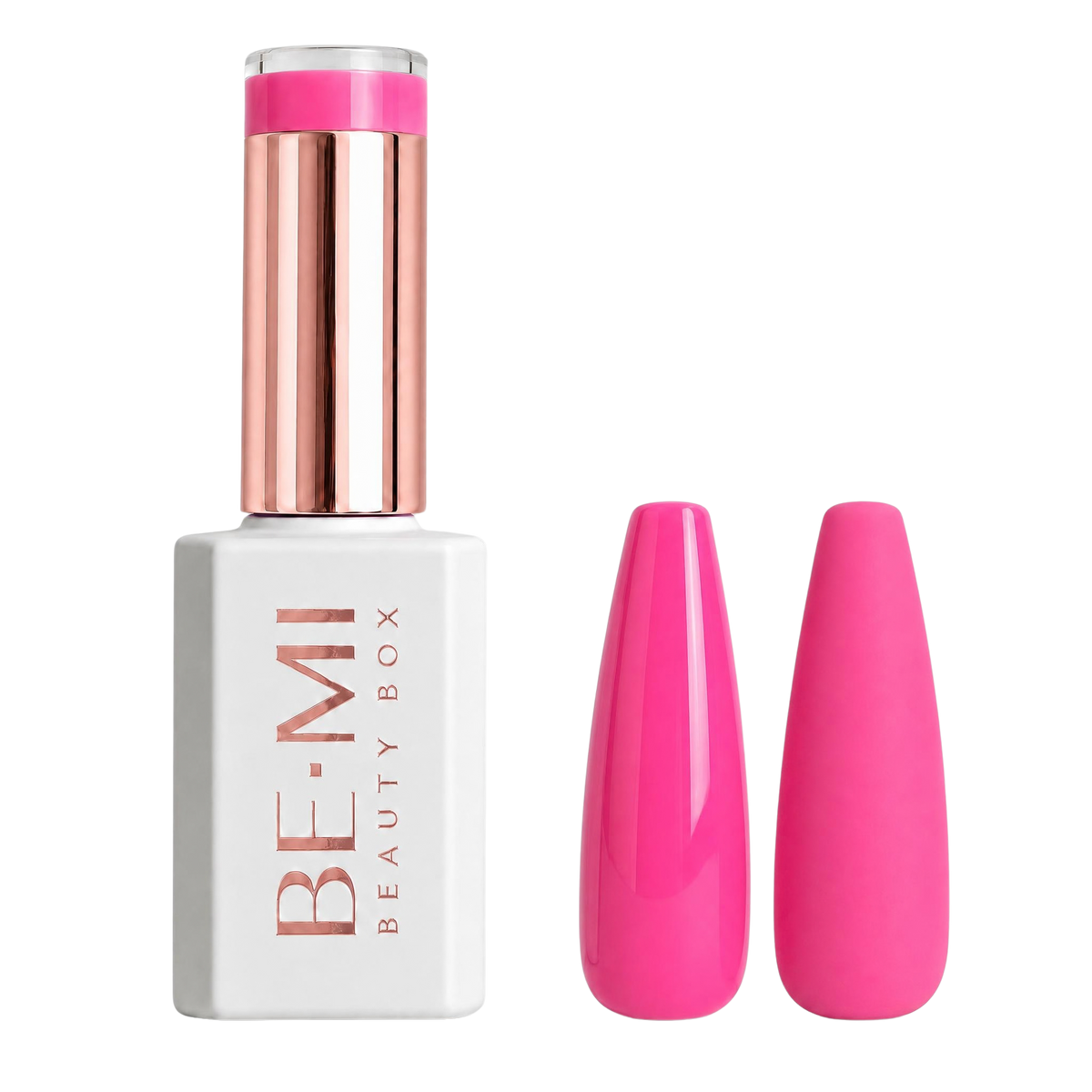 BEMI Creami SS01 Dough You Love Me gel polish bottle and pink swatches