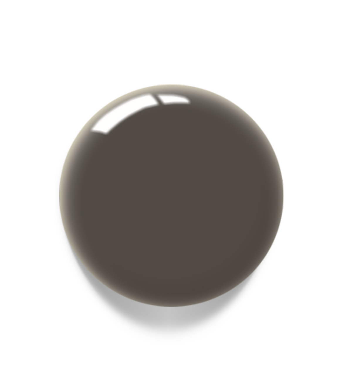 Akzentz Luxio Gamble large round gel color swatch