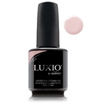 Akzentz Luxio Incite 15 mL color gel bottle with matching small round color swatch