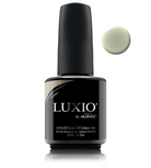 Akzentz Luxio Pebble 15 mL color gel bottle with matching small round color swatch