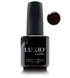 Akzentz Luxio Suspicion 15 mL color gel bottle with matching small round color swatch